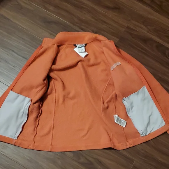 Columbia Vibrant Orange Fleece Jacket - Picture 5 of 6